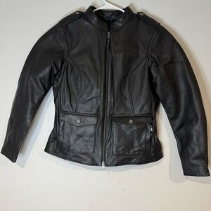 Harley Davidson Captains Leather Jacket Women's  Amalgam Modular System Size L